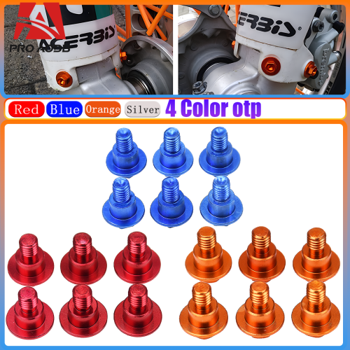 Immagine di Kit Protezione Forcella con Bulloni di Alta Qualità per Moto KTM SX, SX-F, XCF, XC, EXC, EXC-F, XC-W, XCF-W, TRI 85-125-150-250-350-450-525-530 (2000-2023)