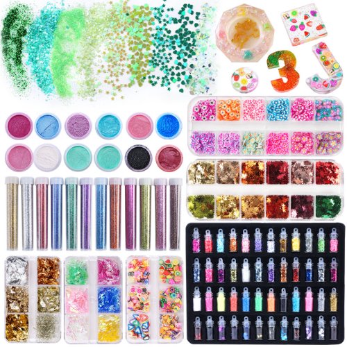 Image de Paillettes & Flocons pour Résine Époxy - Décoration DIY