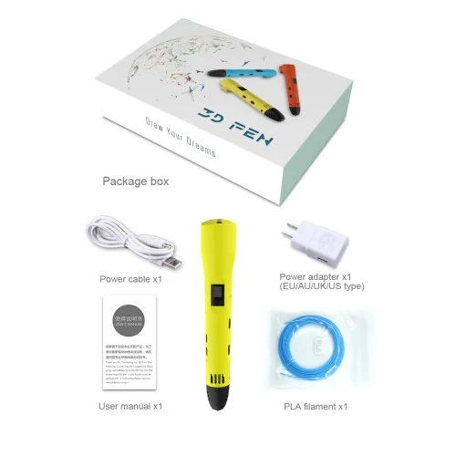 Giallo 3D penna