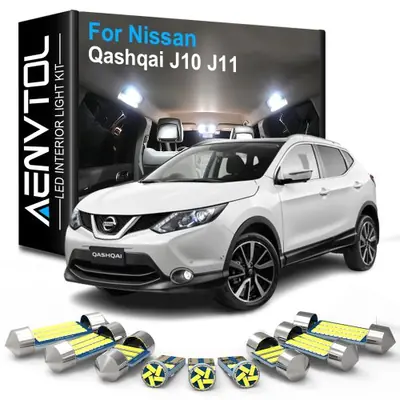 Image de Lumières LED Intérieures Canbus pour Nissan Qashqai J10/J11