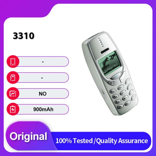 Immagine di Telefono cellulare originale Nokia 3310 2000 sbloccato, GSM 900/1800, 2G, tastiera russa e araba, prodotto in Finlandia