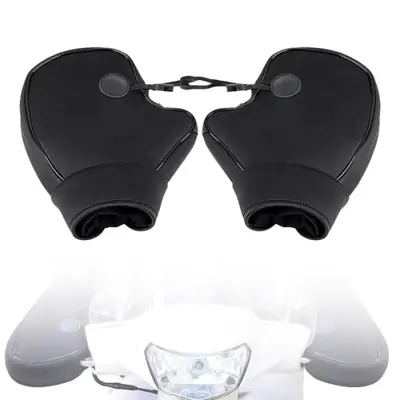 Image de Manchons de Guidon Chauffants pour Moto & Scooter - Hiver