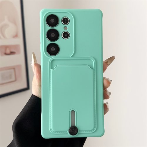Bild von Weiche Silikon Fall Für Samsung S25 S24 S23 S22 S21 Ultra Plus FE Brieftasche Karte Halter Fall Für Samsung A56 A55 A72 a36 A53 A35 A54