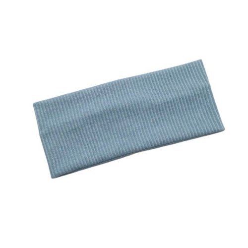 Immagine di Fascia per capelli elastica vintage in maglia tinta unita