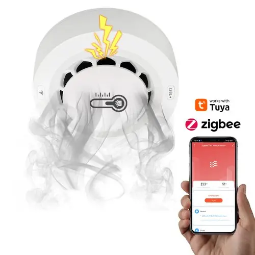Zigbee TH fumée