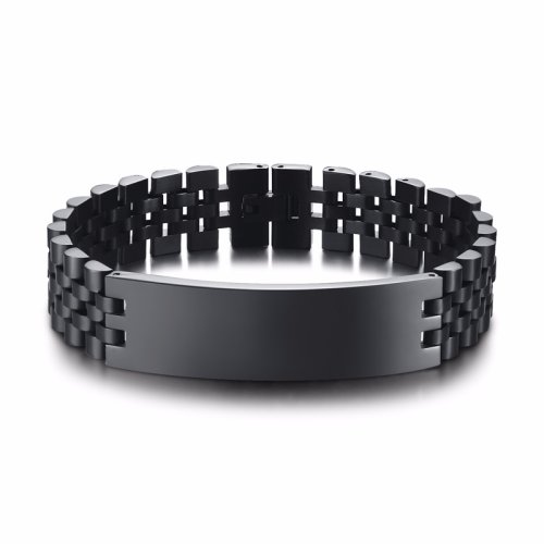 Bild von Luxus-Metall-Armband mit Gravur – Premium Oyster-Stil für Ihn