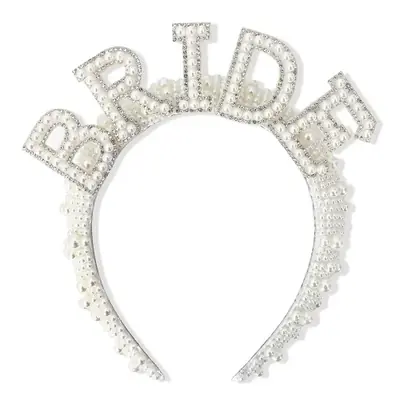 Image de Bandeau Mariée Perles - Accessoire de Fête Élégant