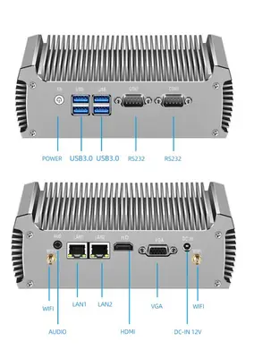 Image de Mini PC Industriel Silencieux Intel Core i7