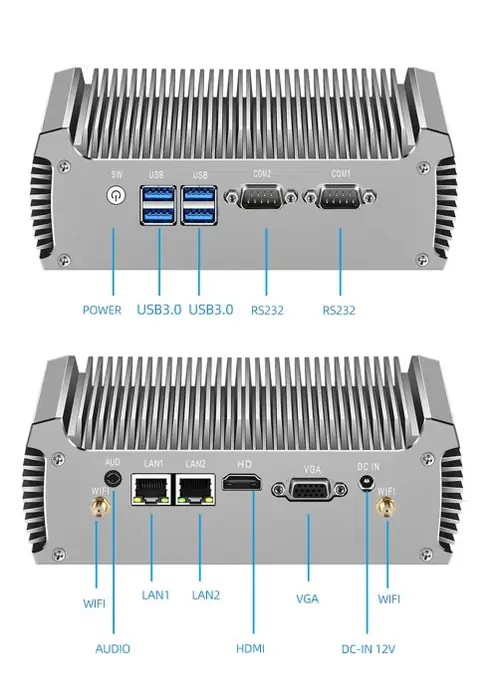 Image de Mini PC Industriel Silencieux Intel Core i7