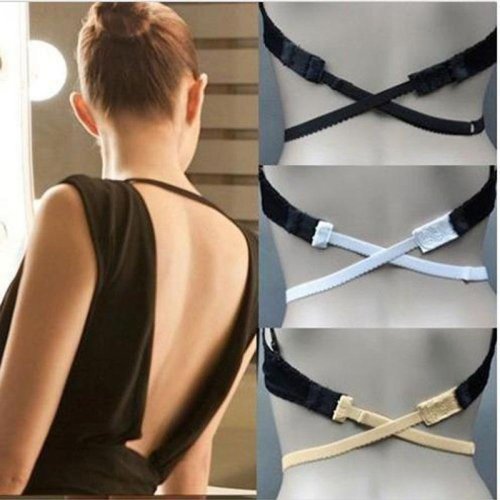 Image de Adaptateur de Sangle de Soutien-Gorge Dos Nu - Réglable & Extensible