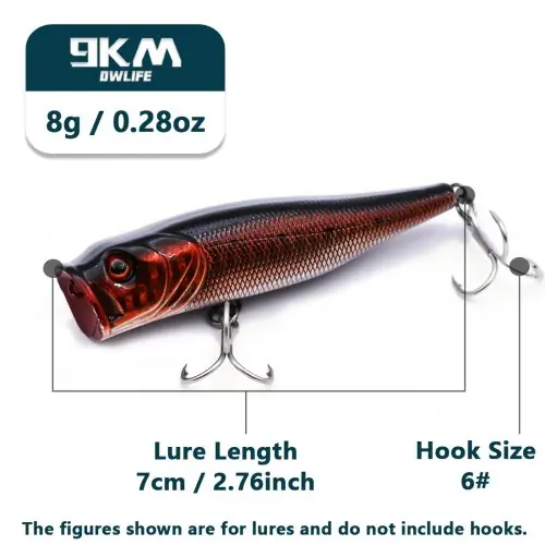 Marron - 7cm 8g