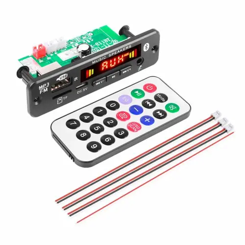 Image de Kit Bluetooth 5.0 pour Voiture - Amplificateur 40W avec FM, USB, TF et AUX