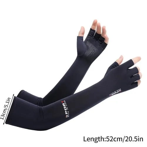Halbfinger Blau