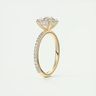 Image de Bague de Fiançailles Moissanite 2 Carats - Argent Sterling 925