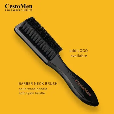 Image de Brosse à Barbe en Bois Massif - Nettoyage & Style Professionnel