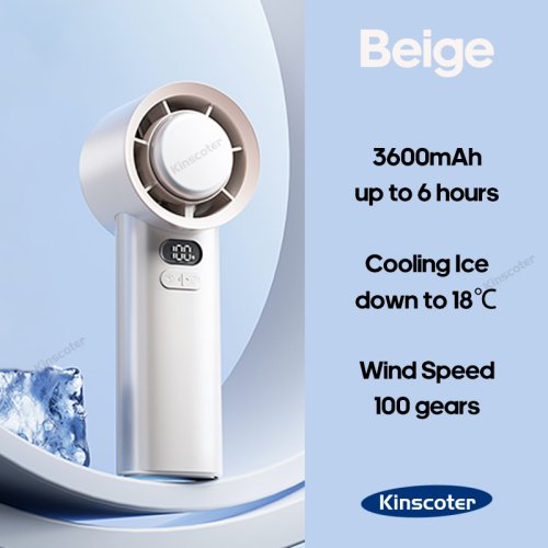 Image de Mini Ventilateur Portable Turbo - 100 Vitesses Réglables