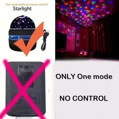 Projecteur Étoiles & Océan - Veilleuse 7 Couleurs