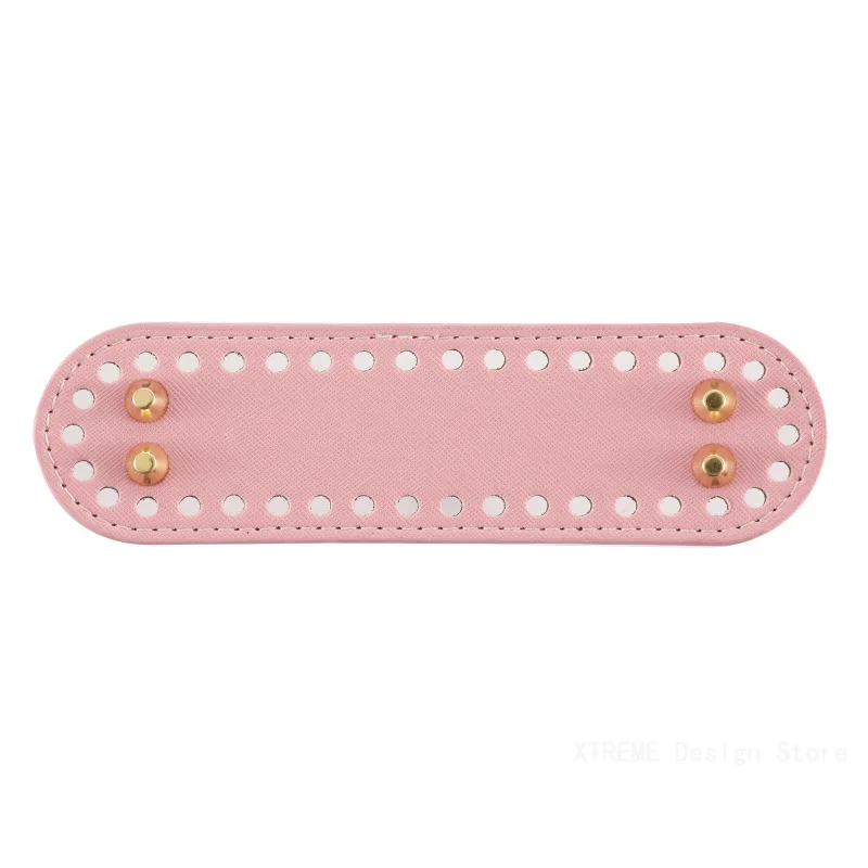 Immagine di 5*18 cm all'ingrosso ovale fondo lungo per borsa lavorata a maglia borsa in pelle pu accessori base ...