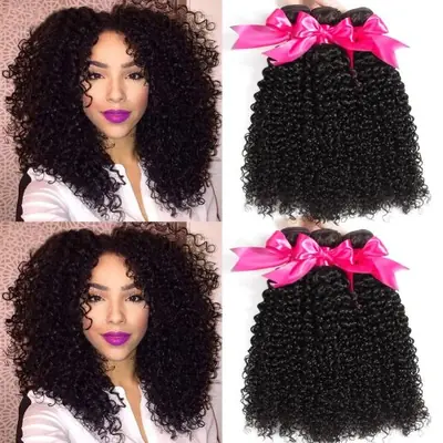 Image de Cheveux Brésiliens Remy Bouclés - 3 Paquets