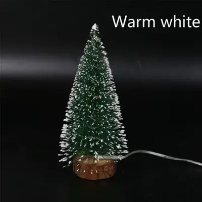 Image de Mini Arbre de Noël LED Lumineux - Décoration Festive