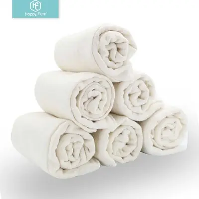 Image de Happy Flute - Ensemble de 6 Couches en Mousseline Douce
