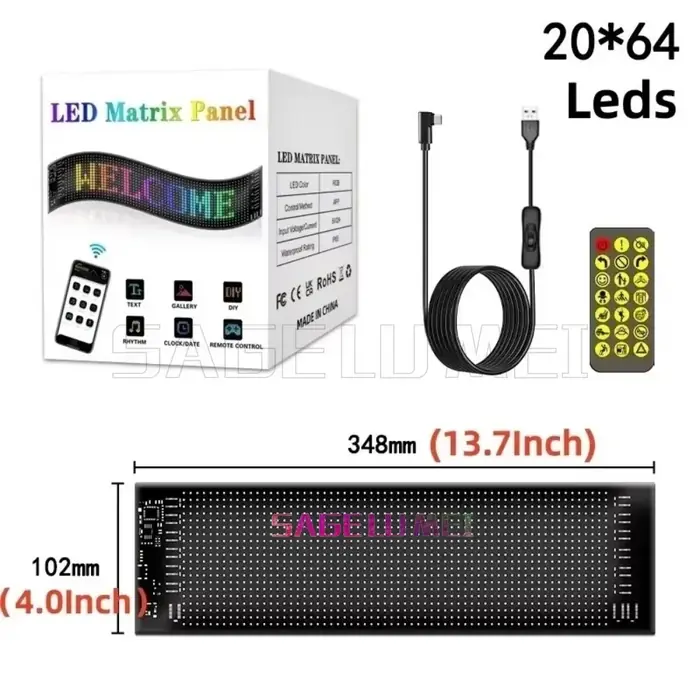 20x64(102mmx348mm)