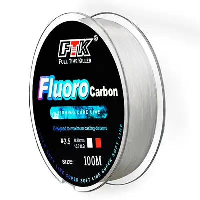 Image de Ligne de Pêche Fluorocarbone 100m - Ultra Résistante & Invisible