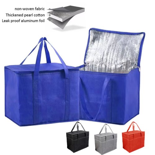 Immagine di Borsa Termica Portatile Pieghevole con Isolamento – Ideale per Pranzo, Birre, Picnic e Consegne Freddo