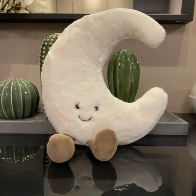 Image de Peluche Mignonne Soleil & Lune - Jouet Doux pour Enfants