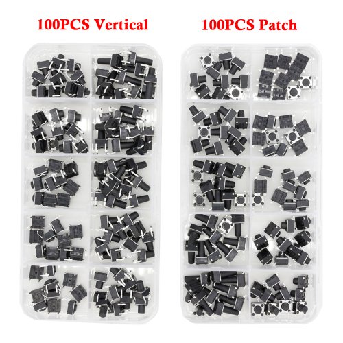 Bild von Taktile Druckschalter Kit – 100 Stück in 10 Modellen