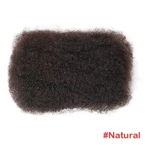 Image de Cheveux Péruviens Afro Bouclés Vierges - Tresses Brunes Naturelles