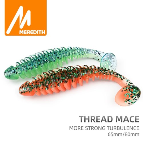 Immagine di Esche Artificiali in Silicone Meredith, 65mm e 80mm, Morbide e Realistiche per Pesca alla Carpa - Accessori Professionali per Pescatori Esperti