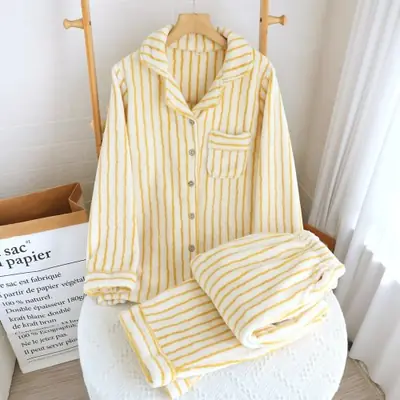 Image de Pyjama de Couple Hiver - Flanelle Chaude & Douce
