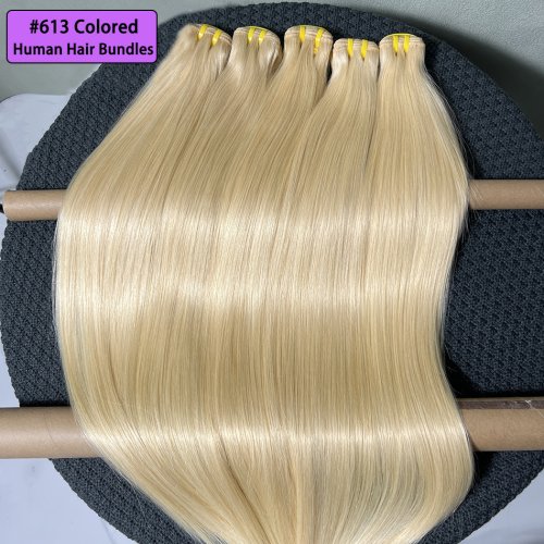 Immagine di Estensioni Capelli Biondi Lisci 100% Umani - Vietnam