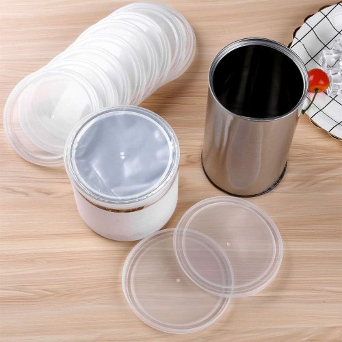 Bild von Wiederverwendbare Kunststoff-Dichtungsdeckel für Dosen & Tierfutter – 10 Stück in 57–100 mm