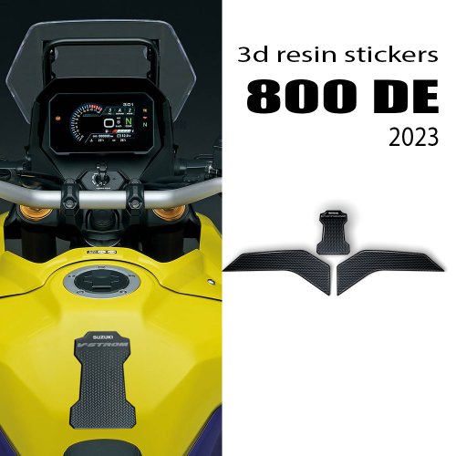 Bild von Tankpad für Suzuki V-Strom 800DE 2023 – 3D Epoxidharz Aufkleber Set