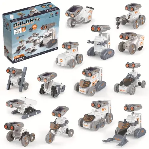 Image de Robot Solaire Éducatif 7 en 1 - Kit Bricolage Scientifique pour Enfants
