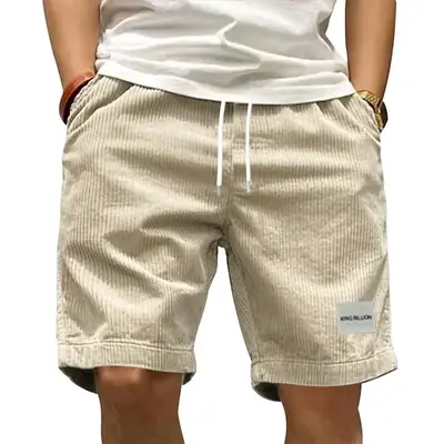 Image de Short Cargo Vintage Homme - Velours Côtelé Respirant