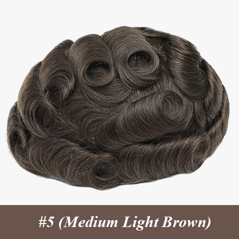 5 medium licht bruin