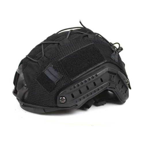 Imagen de Casco táctico de camuflaje CP, accesorios de cubierta con cuerda elástica, militar, nailon, caza, rápido, 1000D