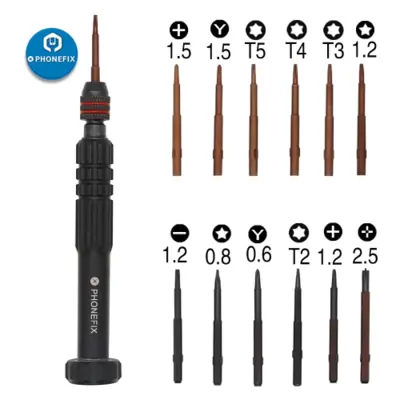 Image de Kit Tournevis Précision 12 Pièces pour iPhone et Smartphones