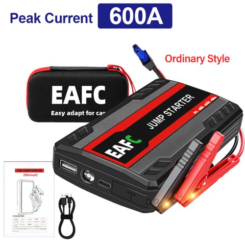 Immagine di Avviatore di emergenza per auto 2000A/1200A/600A Avviatore per batteria per auto Caricatore portatil...
