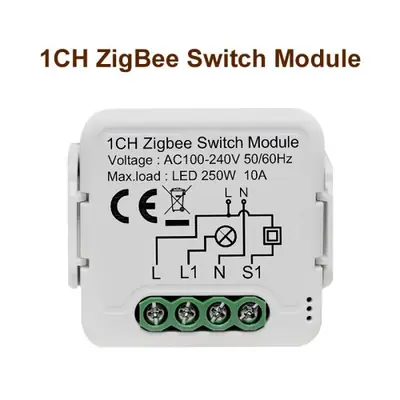 Image de Interrupteur intelligent Zigbee 3.0 Tuya 10A - Contrôle Alexa & Google Home