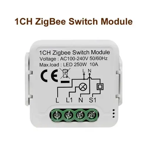 Image de Interrupteur intelligent Zigbee 3.0 Tuya 10A - Contrôle Alexa & Google Home