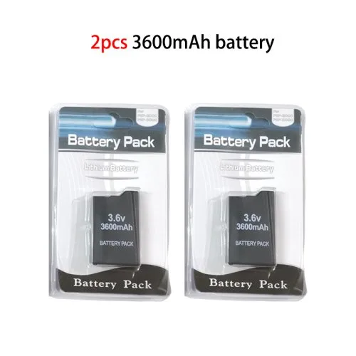 2PCS 3600mAh