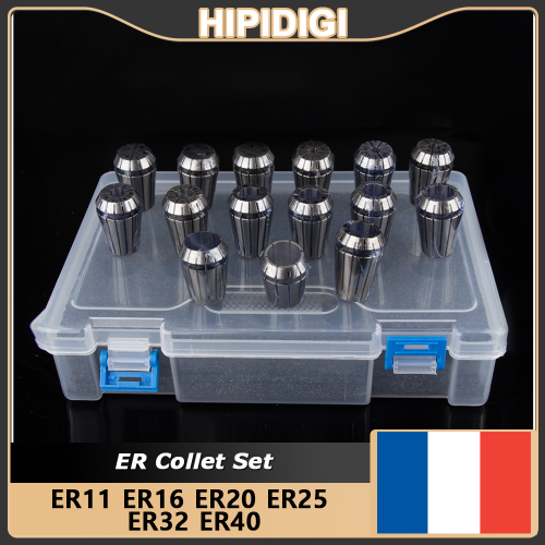 Immagine di Set di Pinze ER Alta Precisione per Fresatura CNC