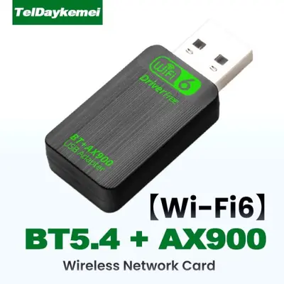 Image de Adaptateur USB WiFi 6 & Bluetooth 5.4 - Double Bande 2.4G/5GHz