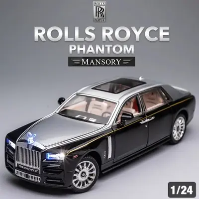 Image de Rolls Royce Phantom Miniature en Métal - Jouet Voiture de Luxe