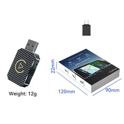 Image de Adaptateur CarPlay & Android Auto 2 en 1 - Sans Fil & Filaire