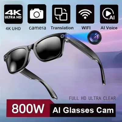 Lunettes Intelligentes AI avec Caméra 800W